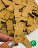 لبیل چرم مصنوعی