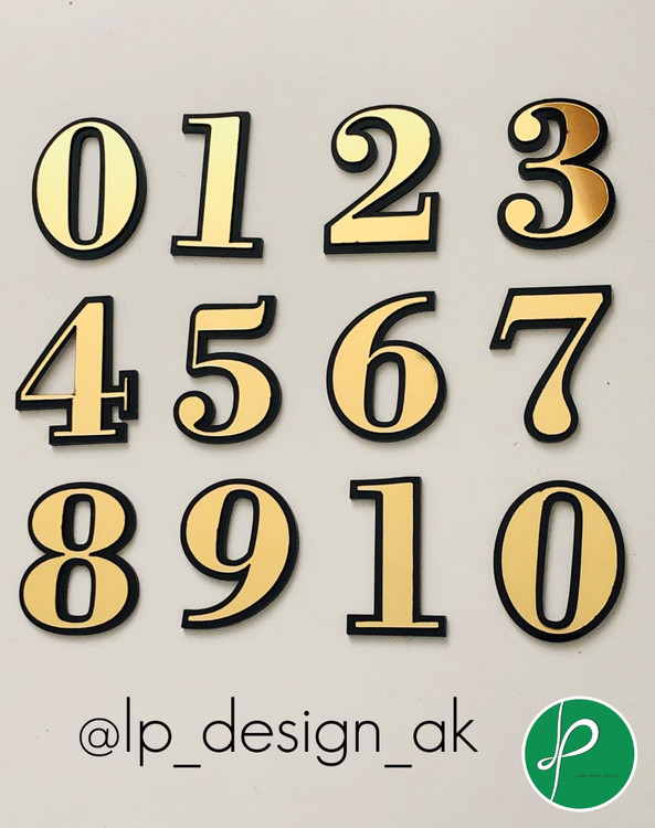 اعداد چسبدار شماره کمد